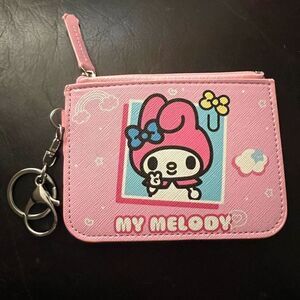 My Melody ID Holder/Key Ring Zip Wallet